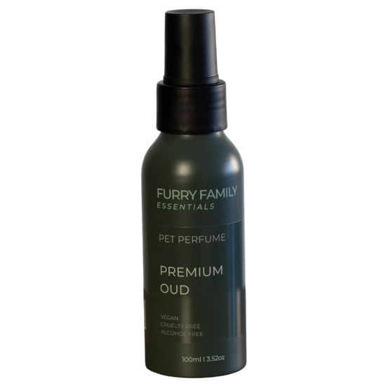 Pet perfume bottle labeled &