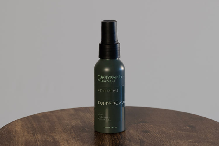 Pet perfume bottle labeled &