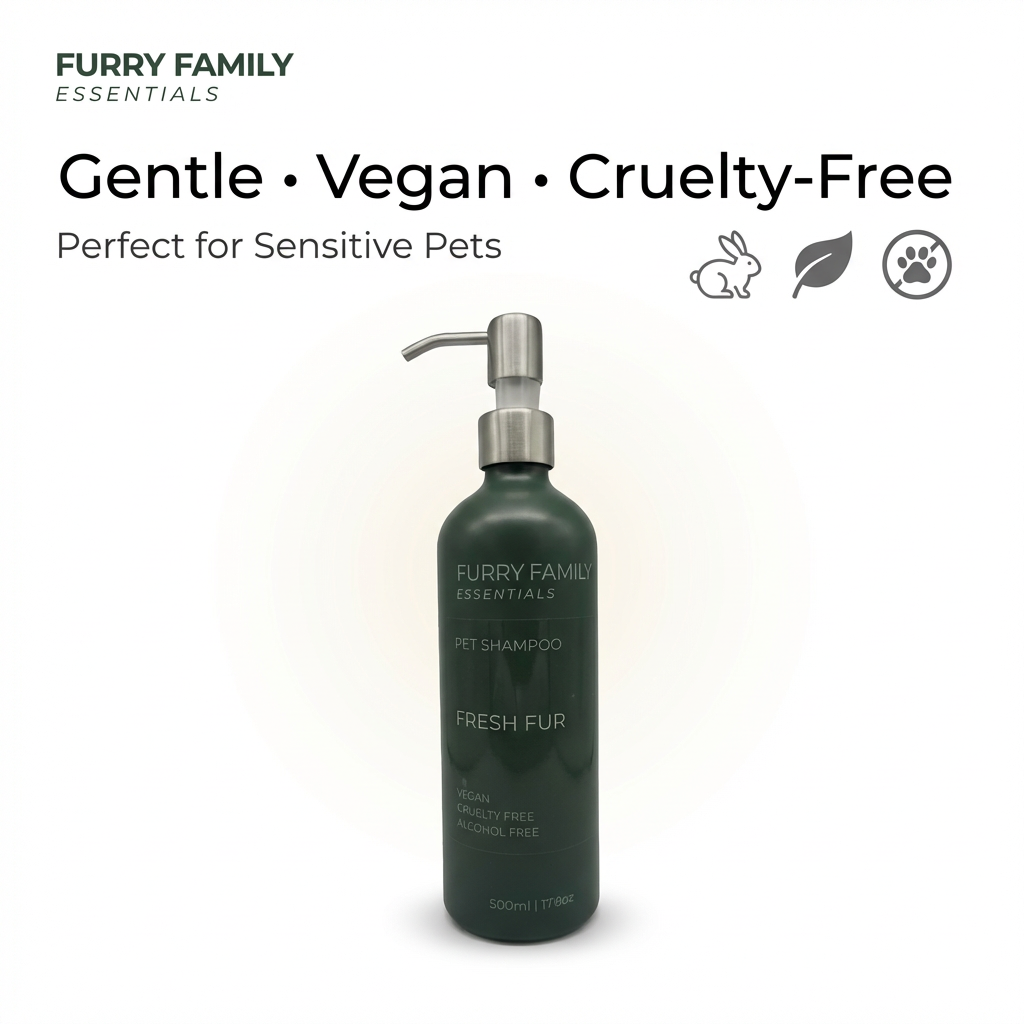 All In One Pet Shampoo & Conditioner 500ml - Furry Family Essentials