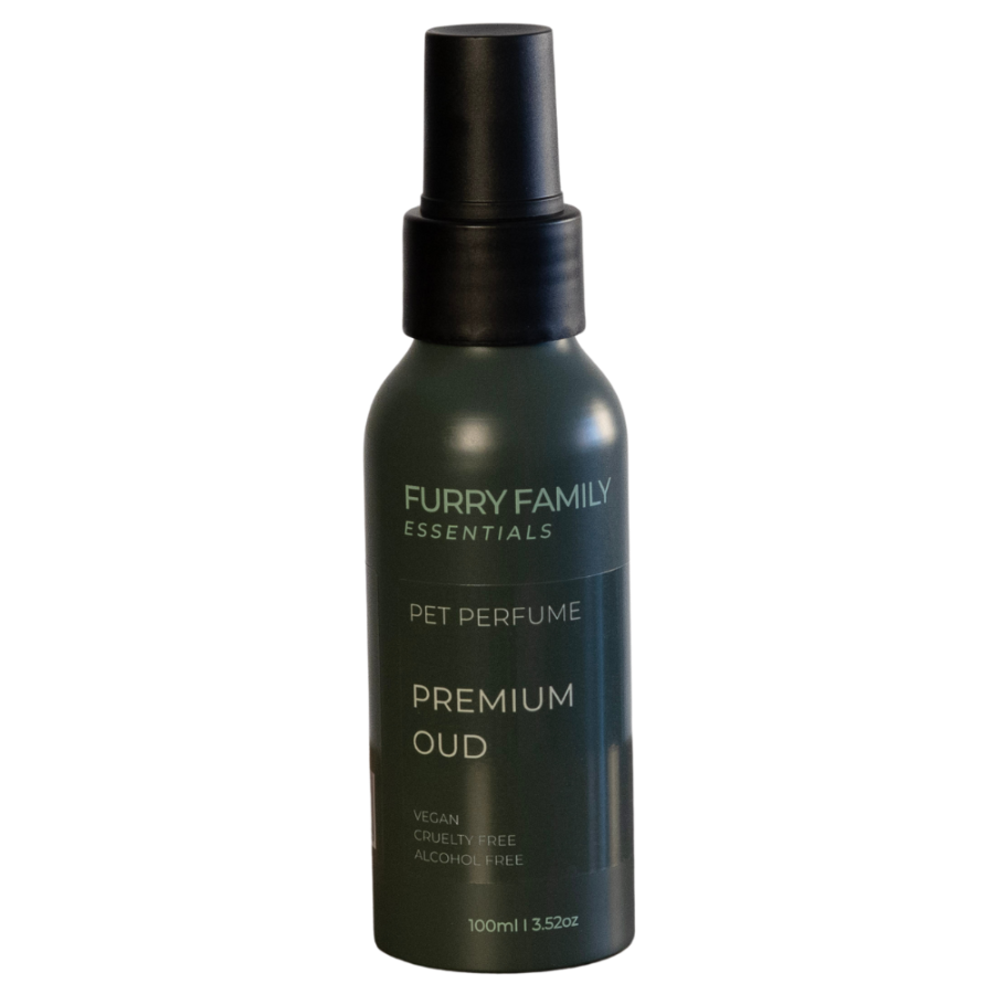 Pet perfume bottle labeled &