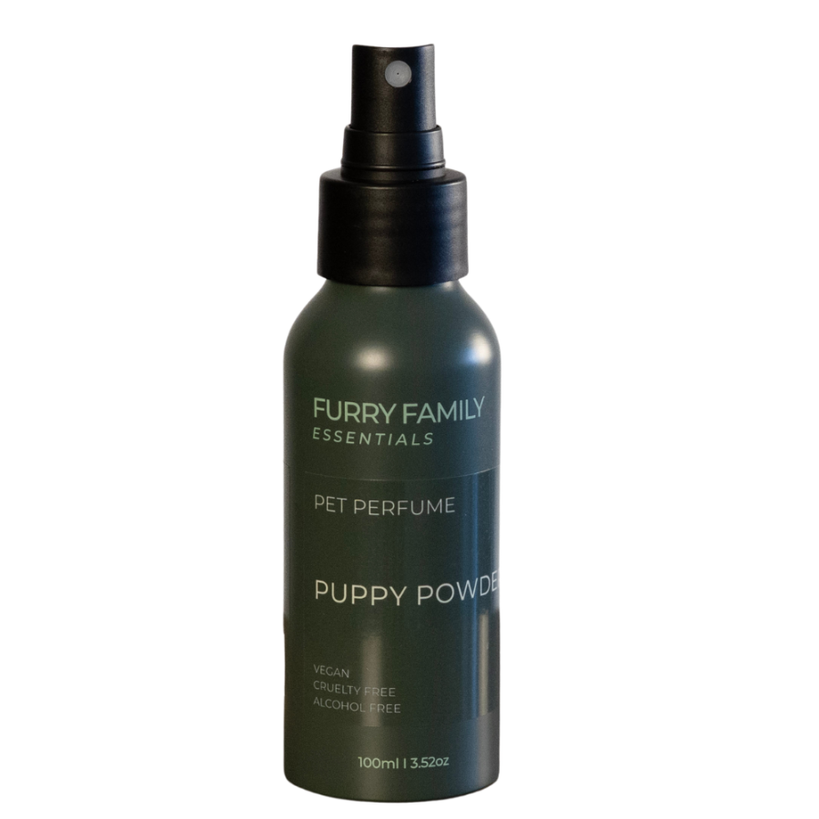 Pet perfume bottle labeled &