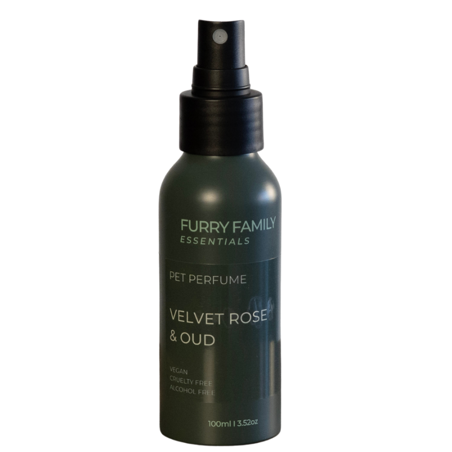 Pet perfume bottle labeled &