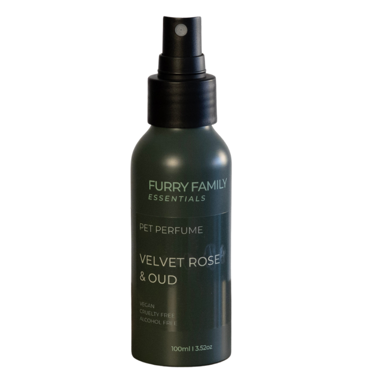 Pet perfume bottle labeled &