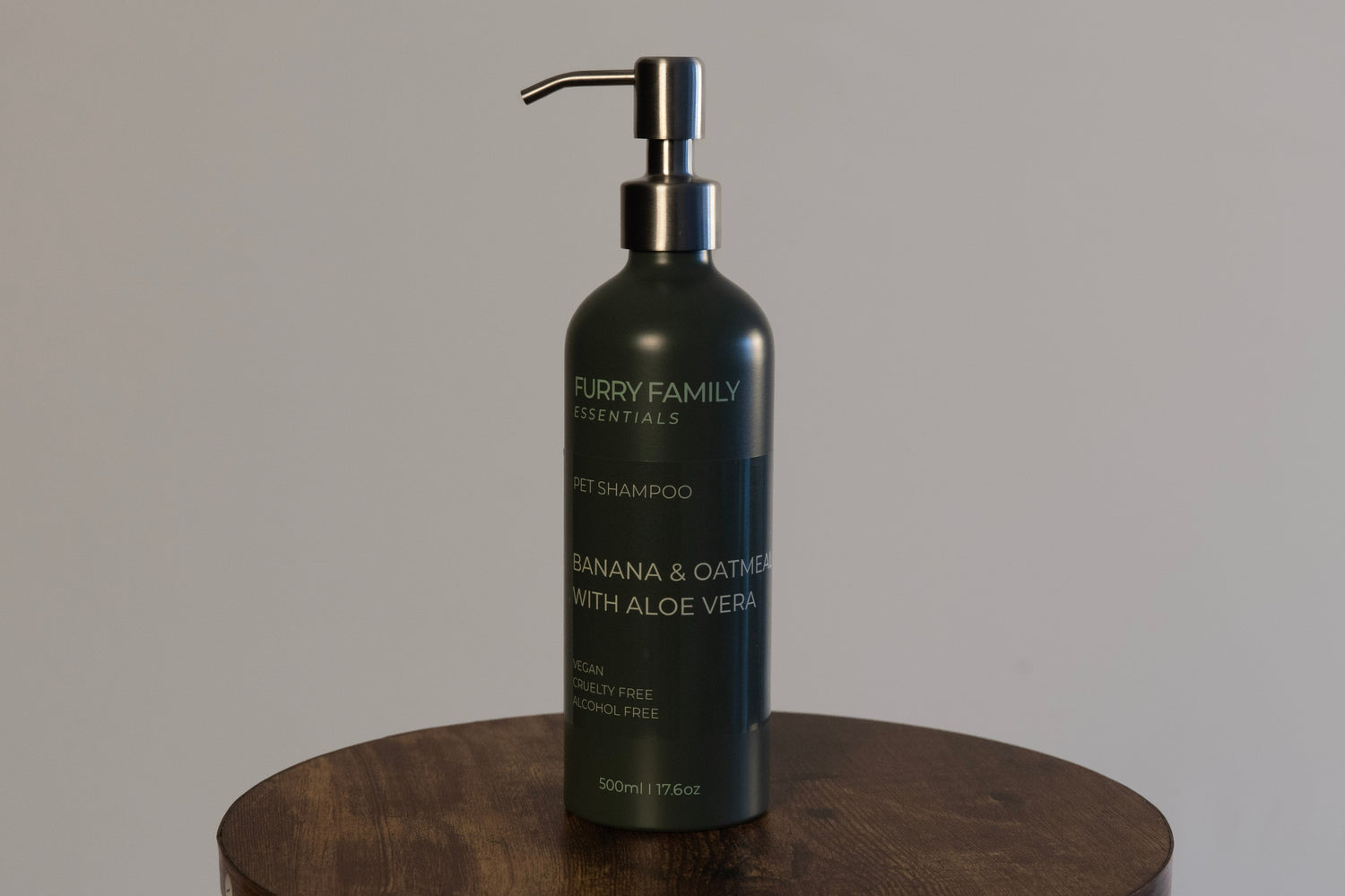 Shampoo bottle labeled &