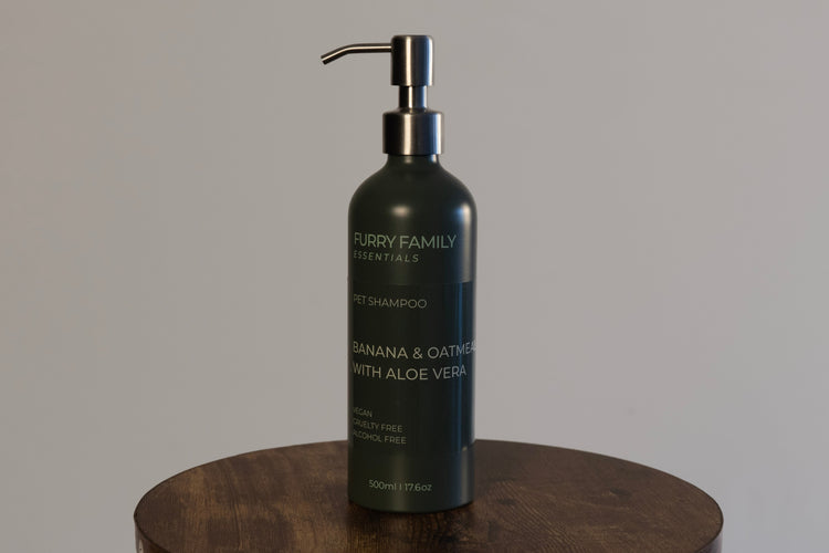 Shampoo bottle labeled &